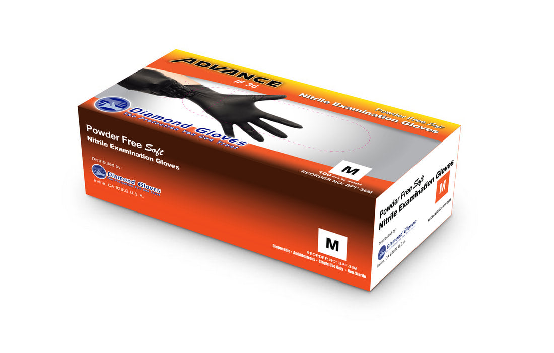 Advance Diamond Nitrile Exam Gloves